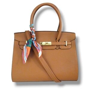 NWOT Unbranded Faux Leather Satchel